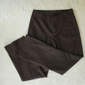 Banana Republic Chocolate Brown Warm Classic Straight Leg Trousers Size 0